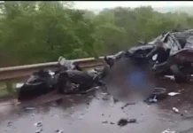 Dupla que ocupava caminhonete envolvida em acidente na BR-163 morre no hospital