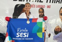 Alunos da Escola Sesi de Aparecida do Taboado conquistam medalhas em torneio nacional de karatê