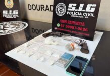 Polícia apreende drogas, armas e R$ 2,5 mil em operação contra grupo ligado ao tráfico