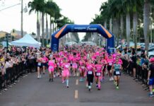 Mulheres participam da corrida “Mexa-se por Elas” e prefeito destaca união pela saúde