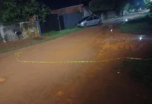 Assalto a residência termina com morador baleado e carro incendiado em Campo Grande