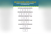 Veja a ordem de votação e prepare sua ‘colinha’ para não esquecer os números
