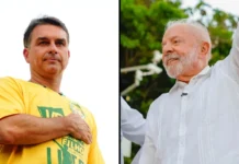 Flávio Bolsonaro tem 52% dos votos válidos e Lula, 48%, diz pesquisa