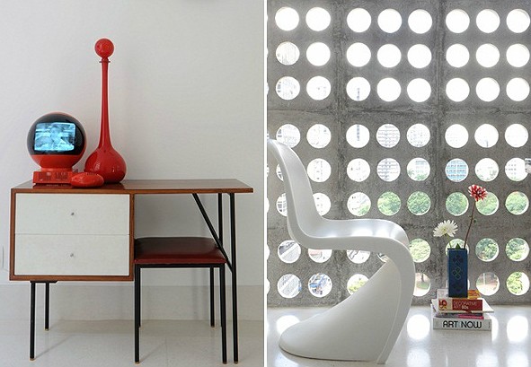 Apartamento dos anos 1950 tem decoração neutra inspirada em Oscar Niemeyer