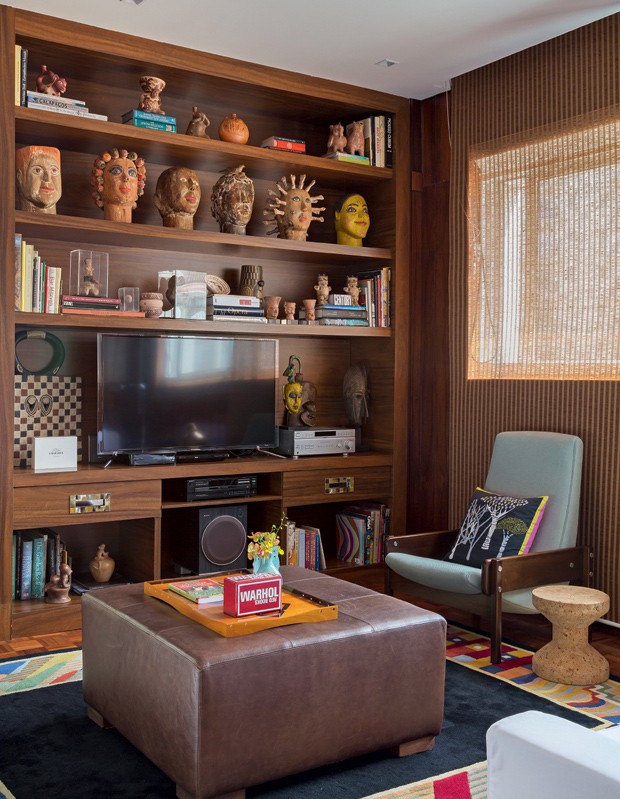 Décor ganha simetria, materiais naturais e peças de design