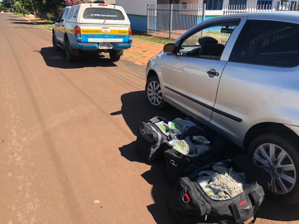 Traficante é preso com 54 quilos de maconha embaladas à vácuo Traficante é preso com 54 quilos de maconha embaladas à vácuo