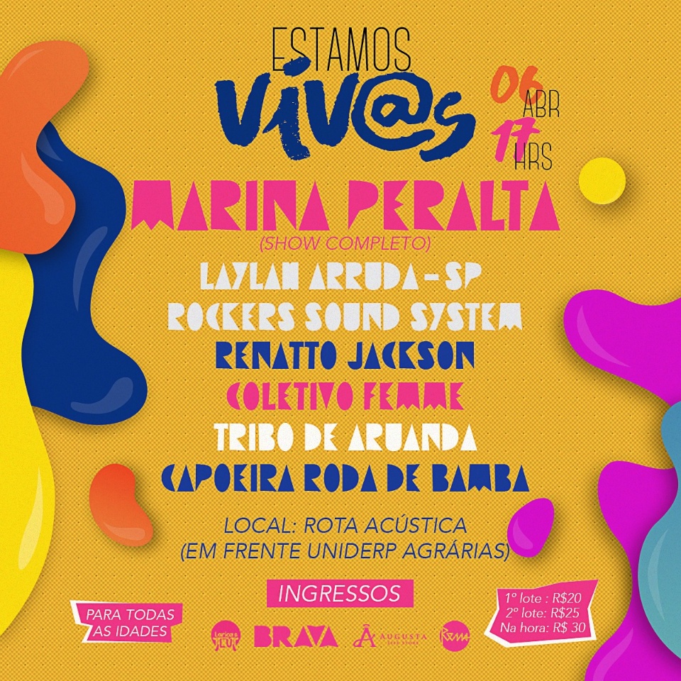 Marina Peralta a voz do Reggae, faz show de despedida em sua Cidade Morena