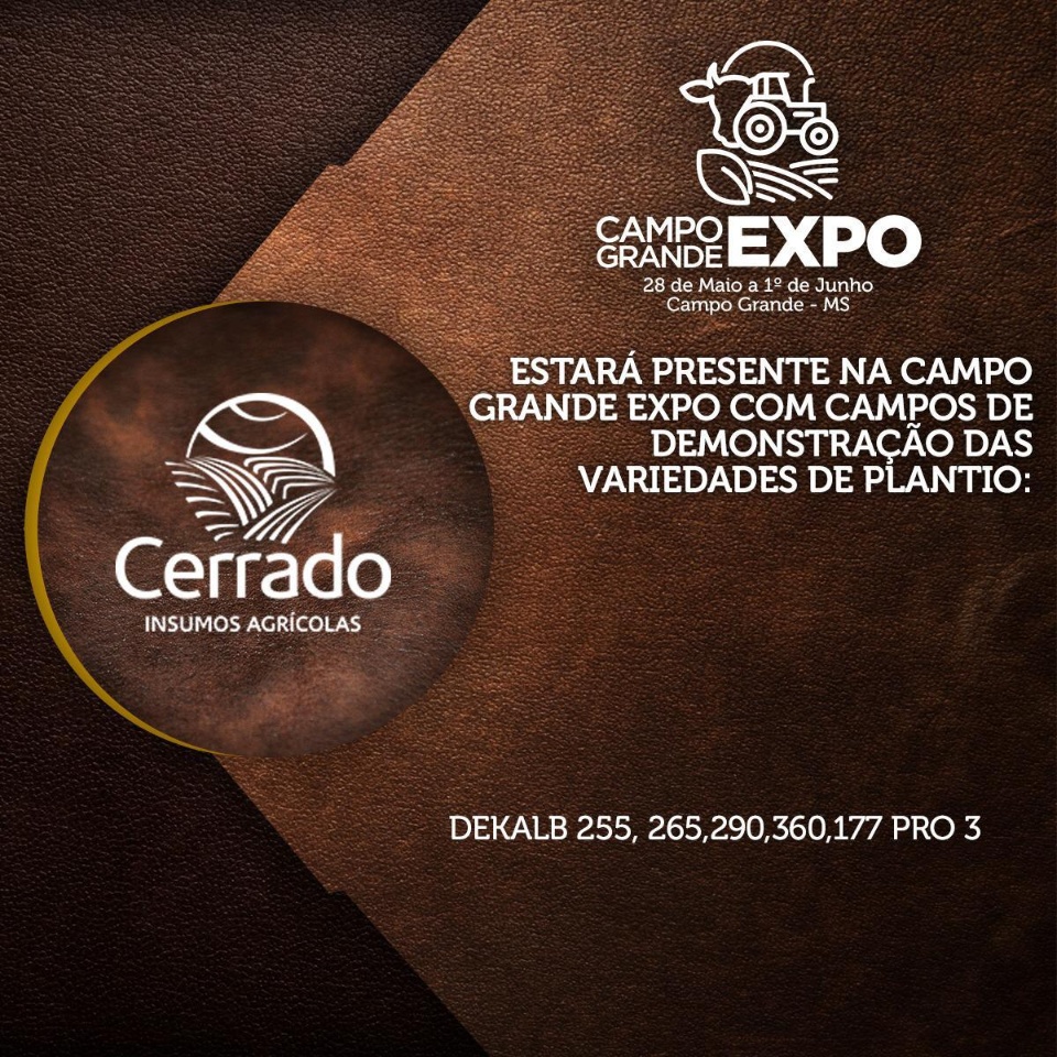 Campo Grande Expo inova ao implantar um campo de demonstração na feira