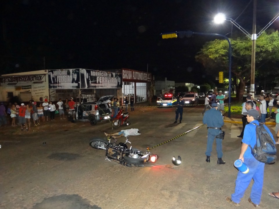Motociclista morre ao colidir com veículo na Hayel Bon Faker