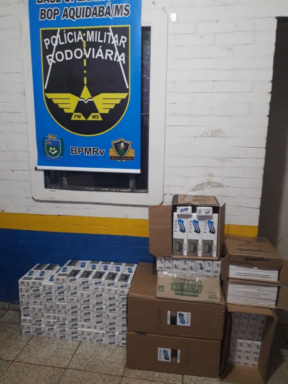 PMR registra 4 ocorrências de contrabando e descaminho em fiscalização na MS-164
