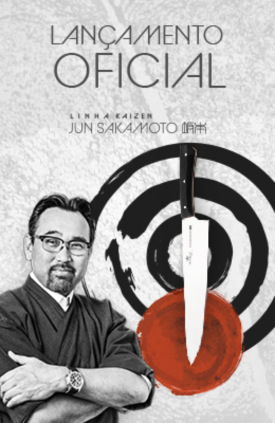 Imperial Cutelaria lança nova linha de facas exclusivas assinadas por Jun Sakamoto