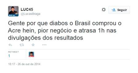 Diferença de fuso horário do Acre vira motivo de comentários preconceituosos nas redes sociais