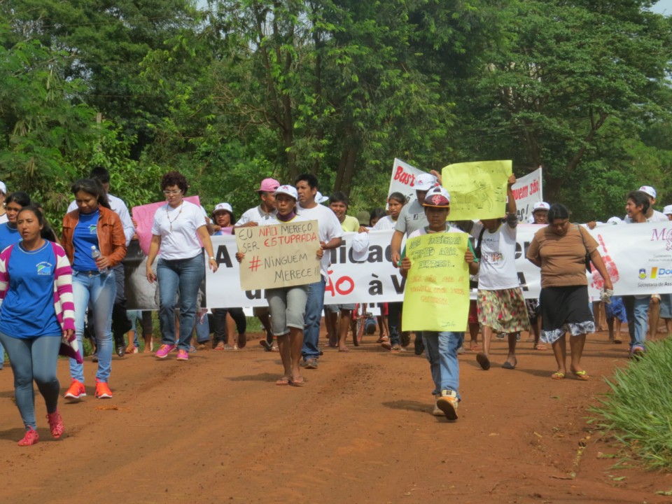 Indígenas se mobilizam a pedem intervenção na aldeia por mais segurança