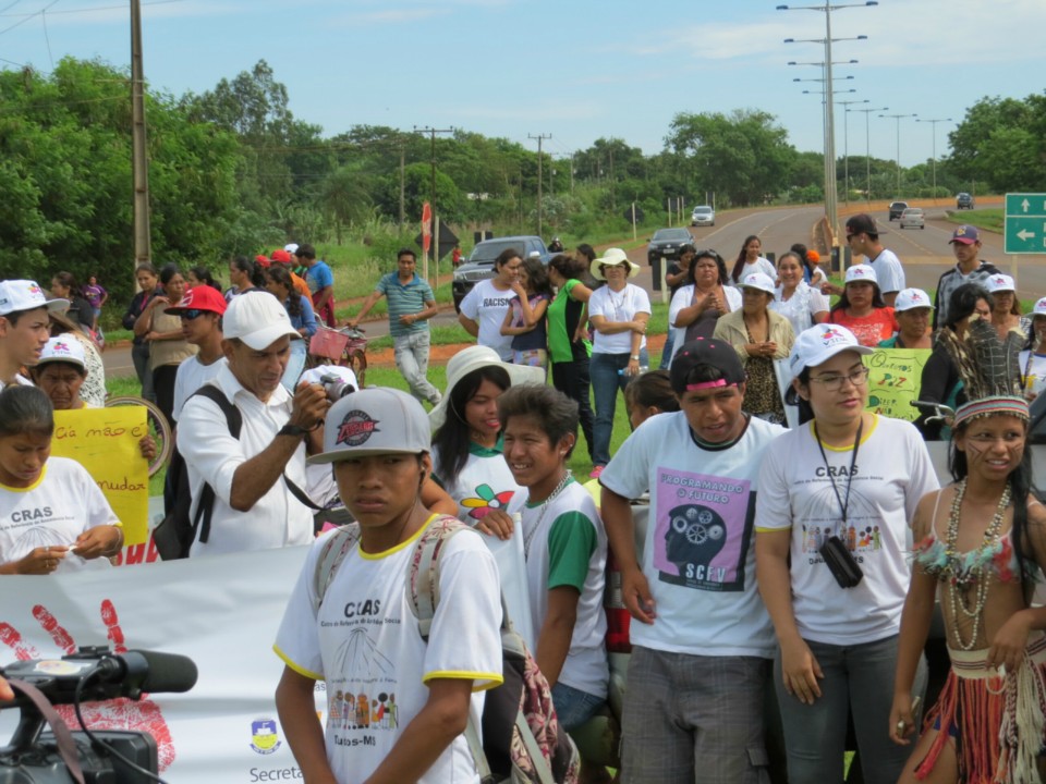 Indígenas se mobilizam a pedem intervenção na aldeia por mais segurança