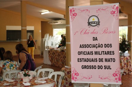 1ª CHÁ DAS ROSAS na Associação dos Oficiais/MS