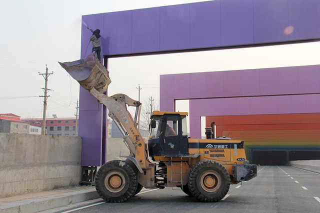 China constrói primeiro túnel de arco-íris do mundo