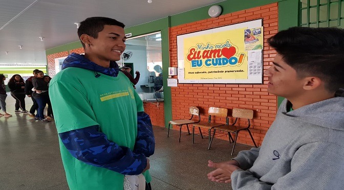 Escola estadual da capital leva teoria à pratica na região do bairro Universitário Escola estadual da capital leva teoria à pratica na região do bairro Universitário