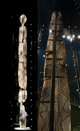Os resultados das amostrar das partes internas da estátua dataram-no como tendo 11.000 anos, no início da época Holocena. “Aprendemos também que a escultura foi feita a partir de um lariço-europeu. Cortes sobre o tronco da árvore não deixam dúvidas de que o ídolo foi feito de uma árvore recém-cortada, por ferramentas de pedra”, acrescentou.