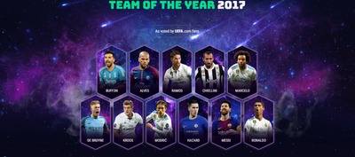 Seleção da Uefa tem dois brasileiros; Neymar fica de fora