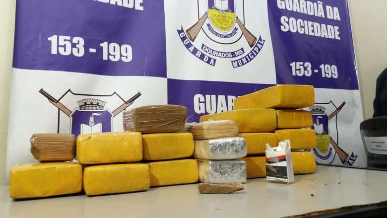 Droga foi apreendida na rodoviária de Dourados - Osvaldo Duarte/DdosNews