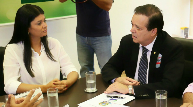 Governadora em exercício recebe grupo de deputados federais para tratar de temas nacionais Governadora em exercício recebe grupo de deputados federais para tratar de temas nacionais