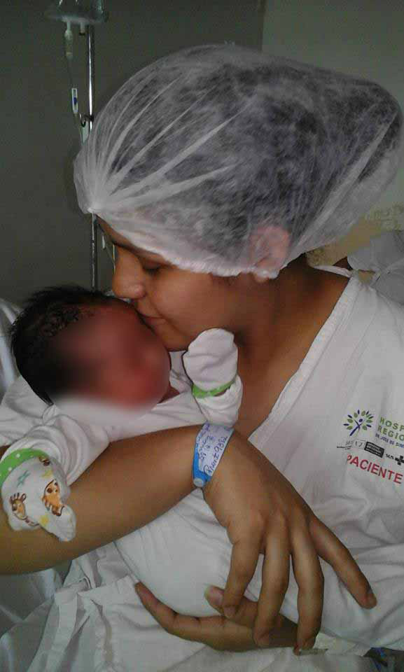 Francieli pariu o filho no dia 28 de dezembro e morreu dia 30 de janeiro - Foto: Reprodução/Facebook