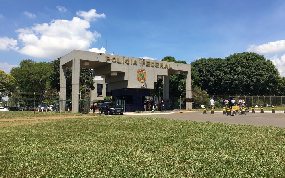 Fachada da Superintendência da Polícia Federal, em Brasília (Foto: Gabriel Luiz)