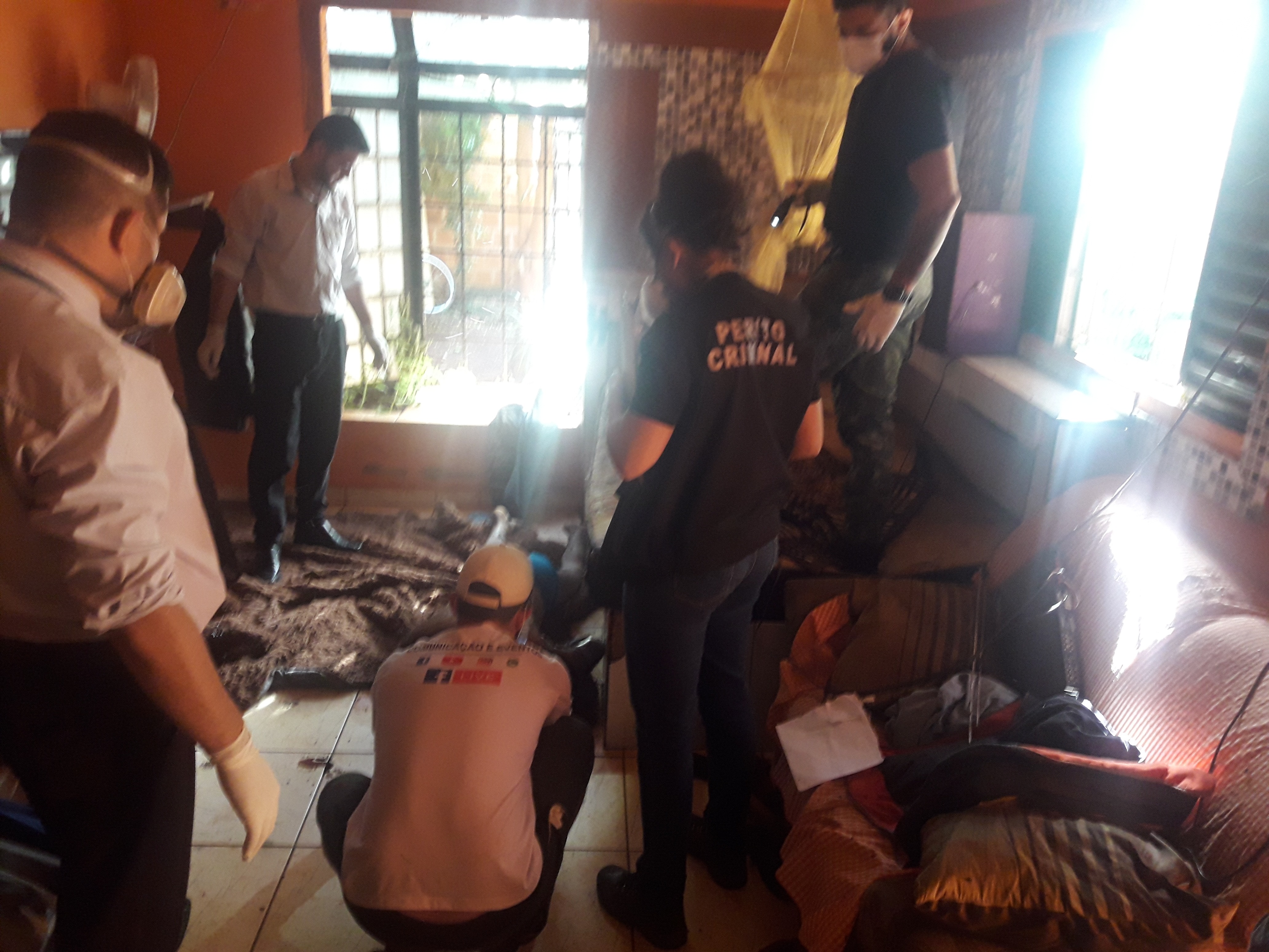 Local do crime foi na casa da vítima. Olimar Gamarra/RB em Tempo Real