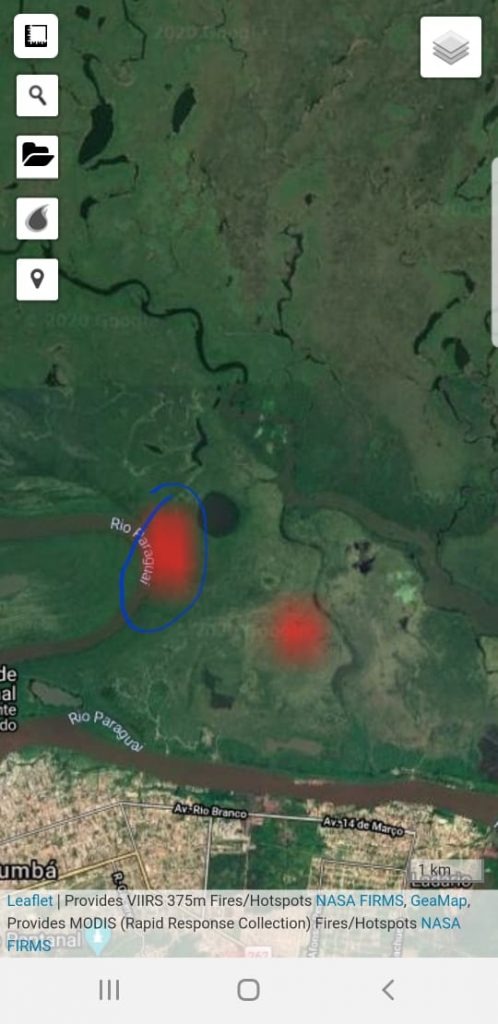 Governo envia equipe e aeronaves para combate a incêndios no Pantanal