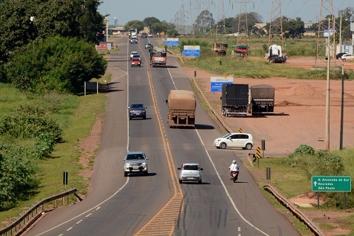 Empresa faz alerta aos viajantes sobre obras na BR-163 em MS Divulgação