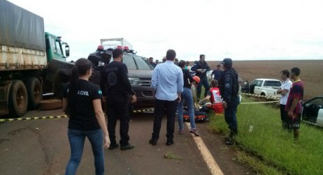 Dois policiais civis morrem em acidente na Br 060 em Chapadão do Sul Policiais feridos foram encaminhados ao Hospital Municipal de Chapadão do Sul. (Foto: O Correio News)
