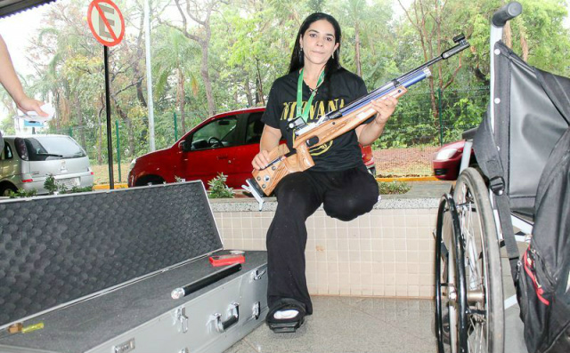 Com recente conquista na Copa Brasil de tiro esportivo, paratleta de MS lamenta falta de apoio: 'Sonho com as Paralimpíadas' Com recente conquista na Copa Brasil de tiro esportivo, paratleta de MS lamenta falta de apoio: 'Sonho com as Paralimpíadas'