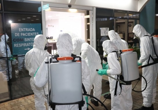 ProntoMed tem apoio de militares para descontaminação preventiva ao Covid-19 Divulgação