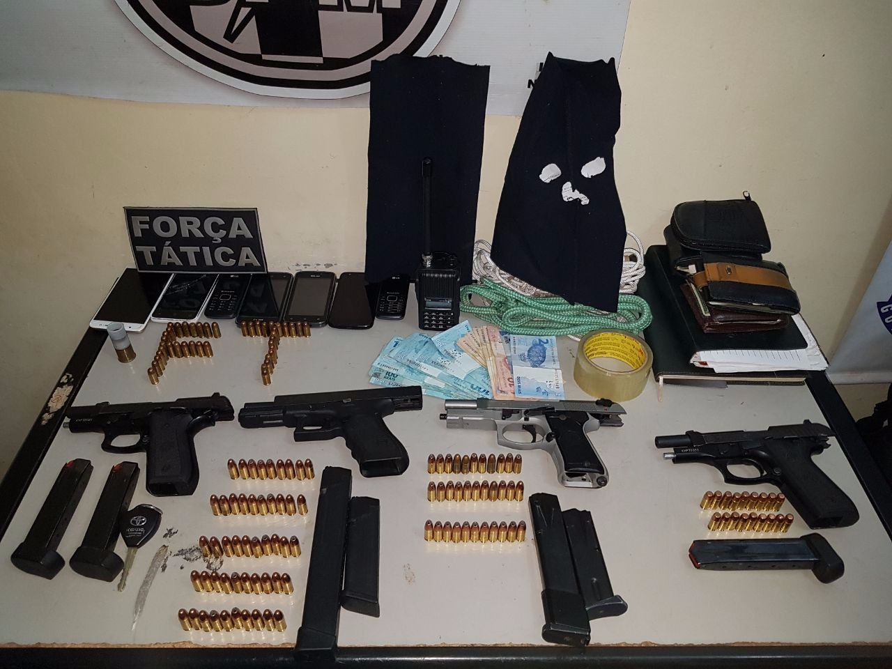 PM desarticula provável esquema de 'pistolagem' em Dourados PM/Divulgação