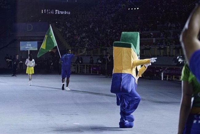 Atleta medalha de ouro na Rio 2016 é porta-bandeira do Brasil na Universíade Universíade de Taipei.Divulgação/Felipe Hermann/CBDU