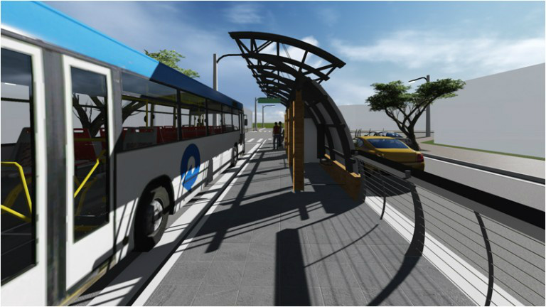 Requalificação de vias garantirá mais agilidade e ônibus na pista esquerda Requalificação de vias garantirá mais agilidade e ônibus na pista esquerda
