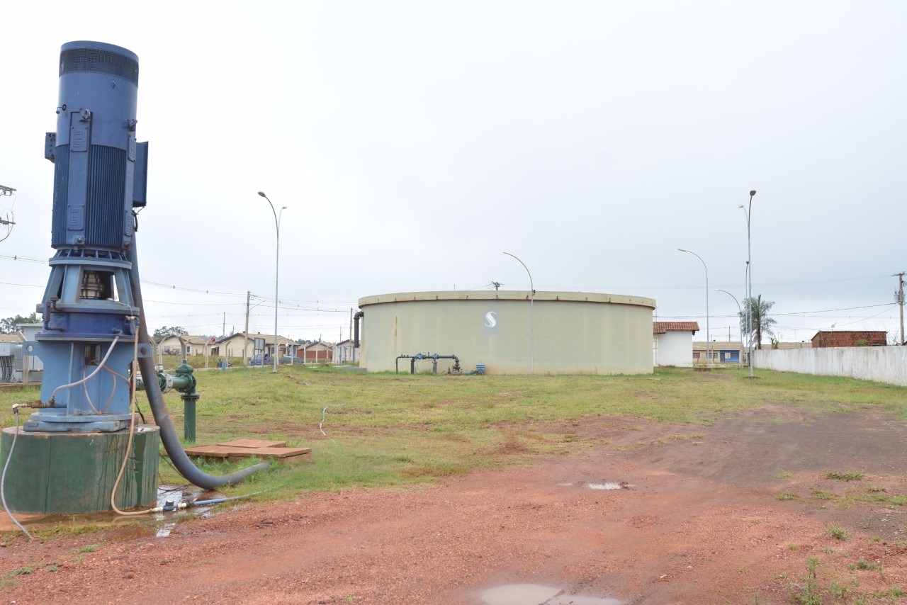 Estação terá ampliada capacidade de vazão d´água (Foto Lécio Aguilera)