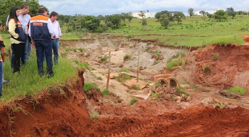 Rose Modesto visitou municípios afetados pela chuva
