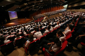 Segurança Pública de MS terá aumento de efetivo até o próximo ano Evento realizado na tarde de hoje apresentou uma síntese da justiça e segurança pública de Mato Grosso do Sul. (Foto: Marcelo Victor).