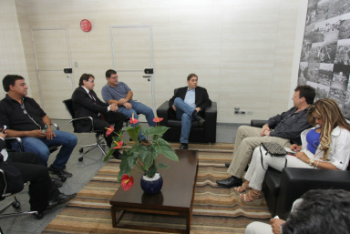 Prefeito recebe visita do governador de Amambay estado do Paraguai