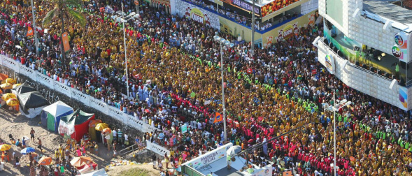Mais de 9 mil turistas devem desembarcar em Salvador durante carnaval © Reprodução / Flickr Turismo Bahia / Manu Dias / Secom
