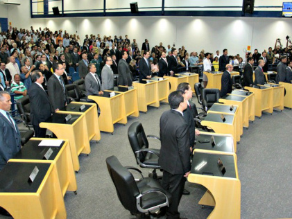 Câmara Municipal de Campo Grande abre ano legislativo com definição de cargos (Foto: Izaias Medeiros/Câmara Municipal)