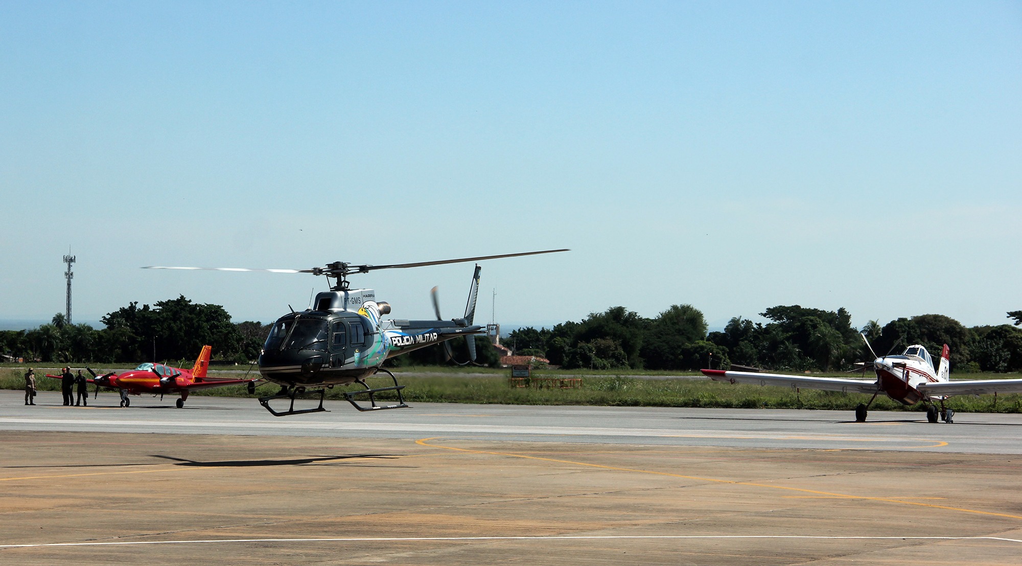 Apoio aéreo foi fundamental para o controle dos focos de calor no Pantanal de Corumbá. Silvio de Andrade