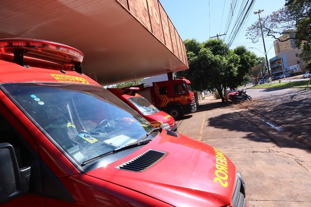 O sistema de drive trhu para exames do Coronavírus começa na segunda-feira no quartel do Corpo de Bombeiros em Dourados. A. Frota/ Assecom