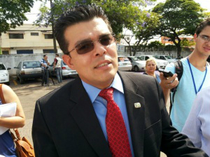Olarte “importa” policial federal de Ponta Porã para comandar Guarda Olarte confirmou exoneração de Jonys e anunciou nome de novo comandante (Foto: Kleber Clajus)