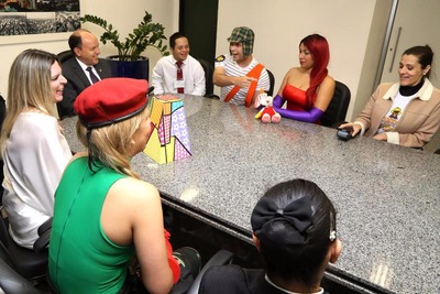 Ong Liga do Bem se reuniu na Sala da Presidência
