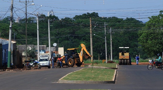 Obras são iniciadas na rua Marquês de Herval, no Nova Lima