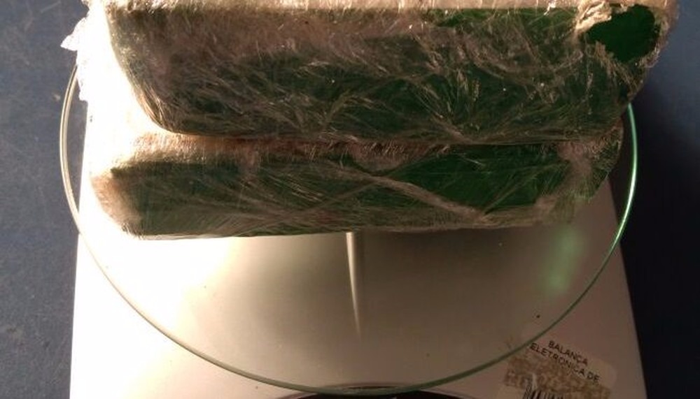 Droga totalizou 565 gramas (Foto: Polícia Militar/Divulgação)