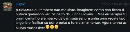 Luana Piovani fala sobre amamentar os filhos na rua: ‘Ficam de butuca querendo ver meus peitos’