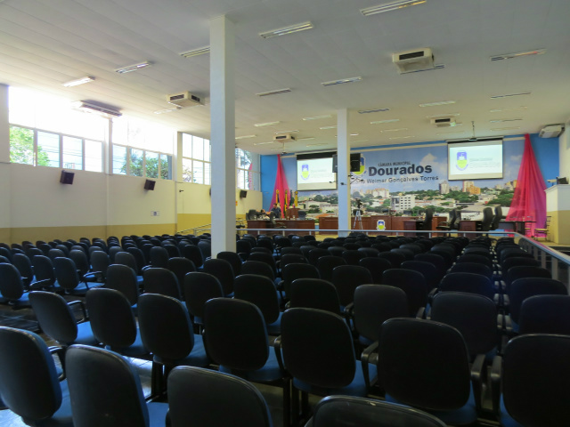 Situação na Câmara segue indefinida Plenário segue vazio após sessão ser aberta e suspensa por tempo indeterminado até que situação judicial se defina (Foto: Thalyta Andrade)
